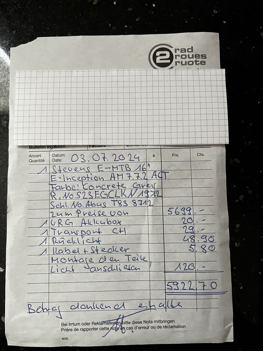 Stevens Velos: Neuwertiges EMB-Fully – Neu (gemäss Beschreibung) aus Rickenbach Sulz von bri_wbh7 1