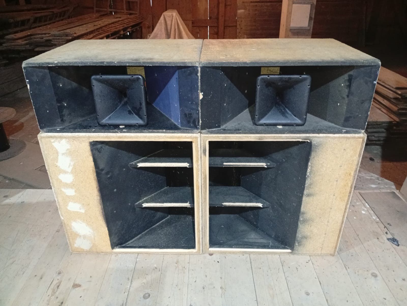 Casse acustiche: PA System SUB 15 Fold. Horn; Mid 10 Zoll – Usato da Koppigen venduto da connect1 2