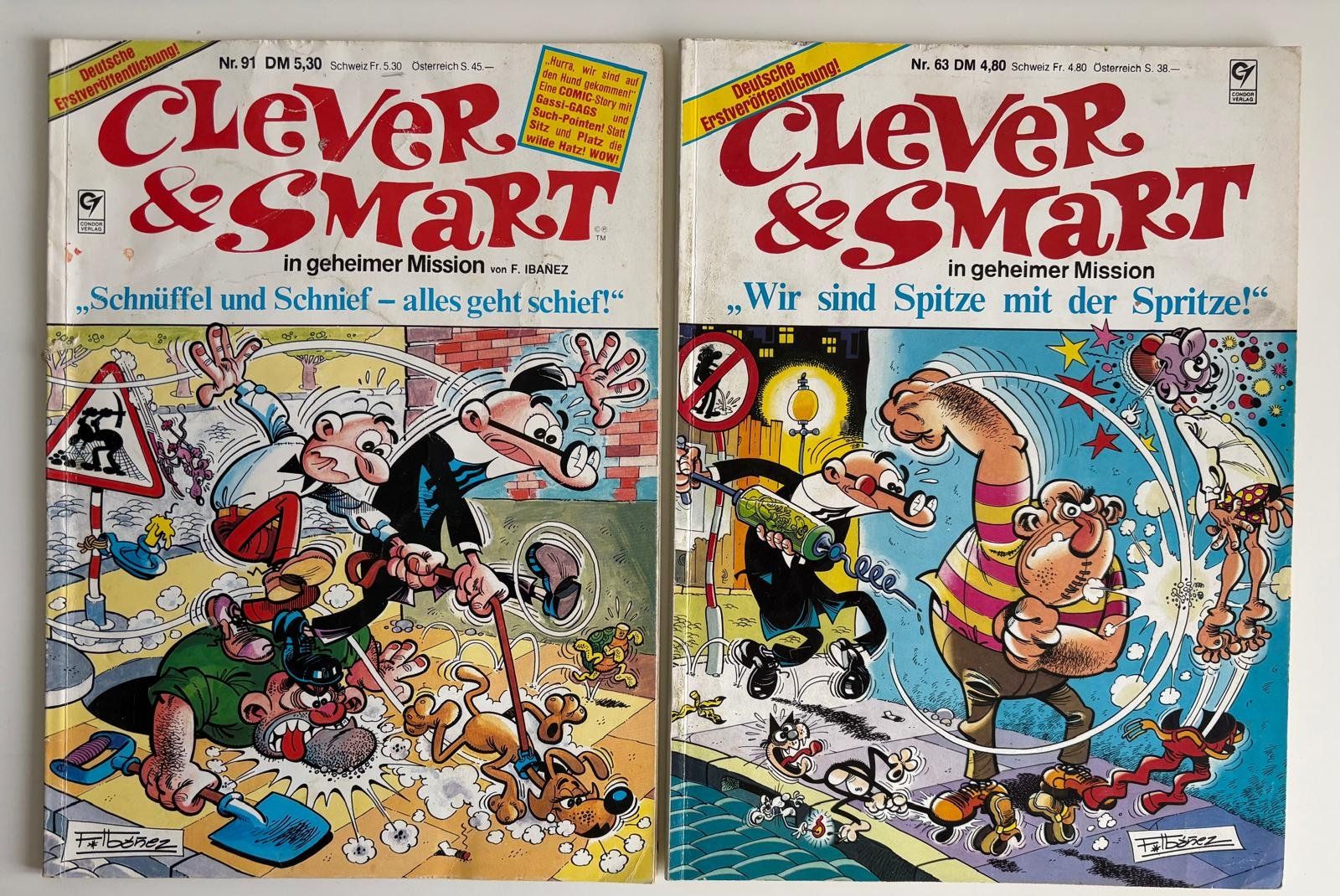 BD: 6 Clever & Smart Comics – D'occasion à Zürich par Pam-Creation 1