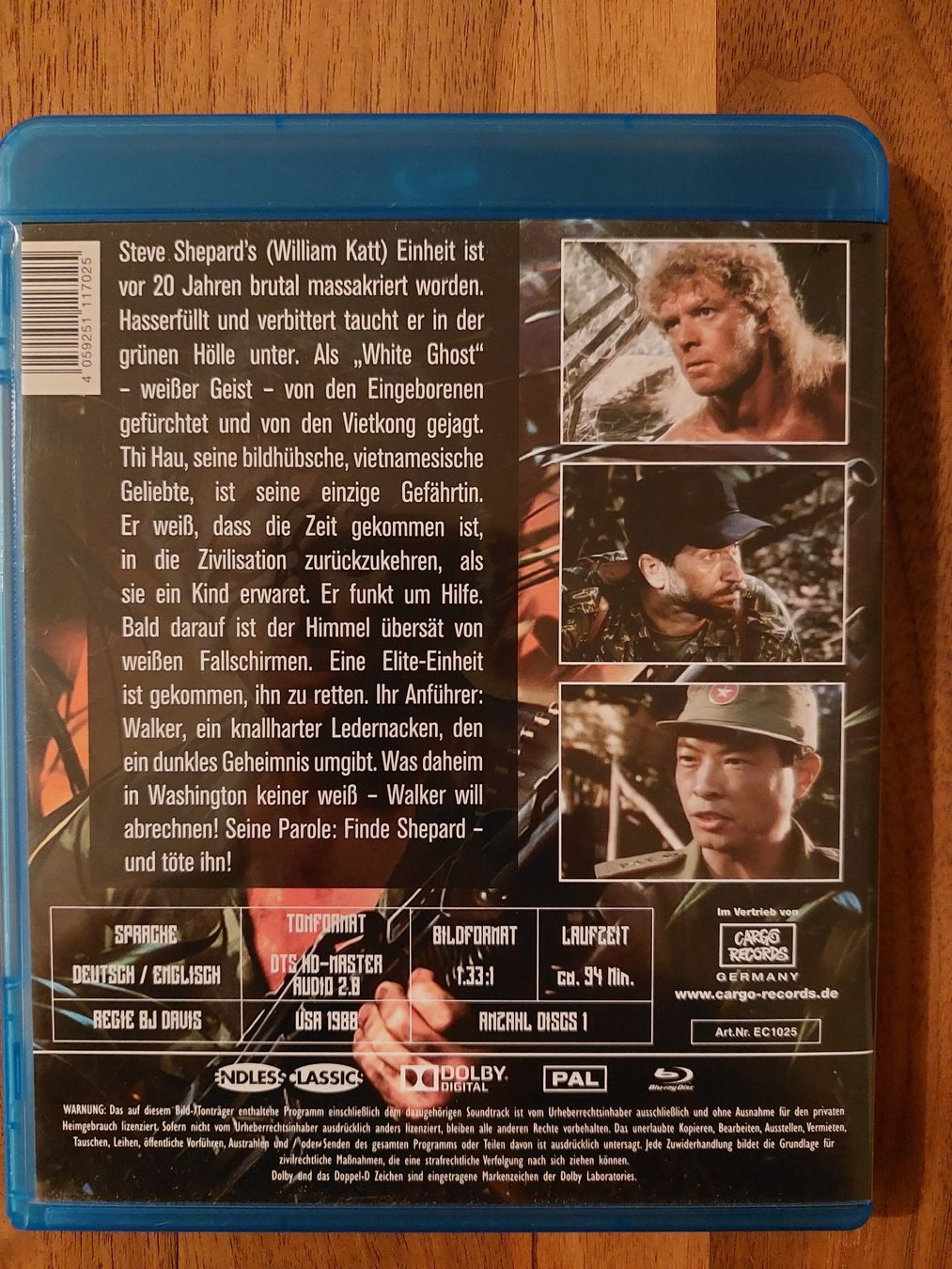 Tutti i DVDs: Blu Ray - White Ghost (1988) – Usato da Rheinfelden venduto da FilmAuktion 1
