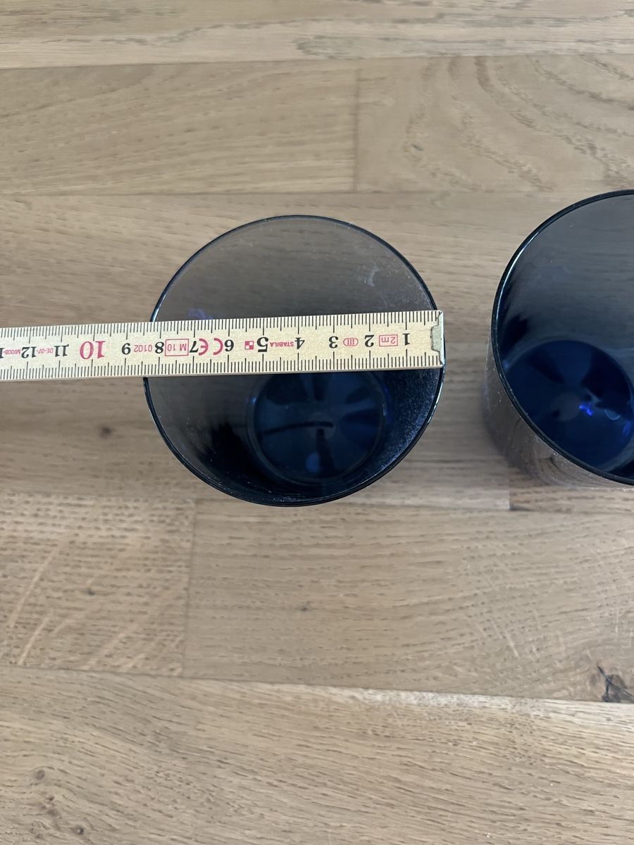 Gläser: 2 blaue Gläser – Gebraucht aus Altendorf von wqv_97 1