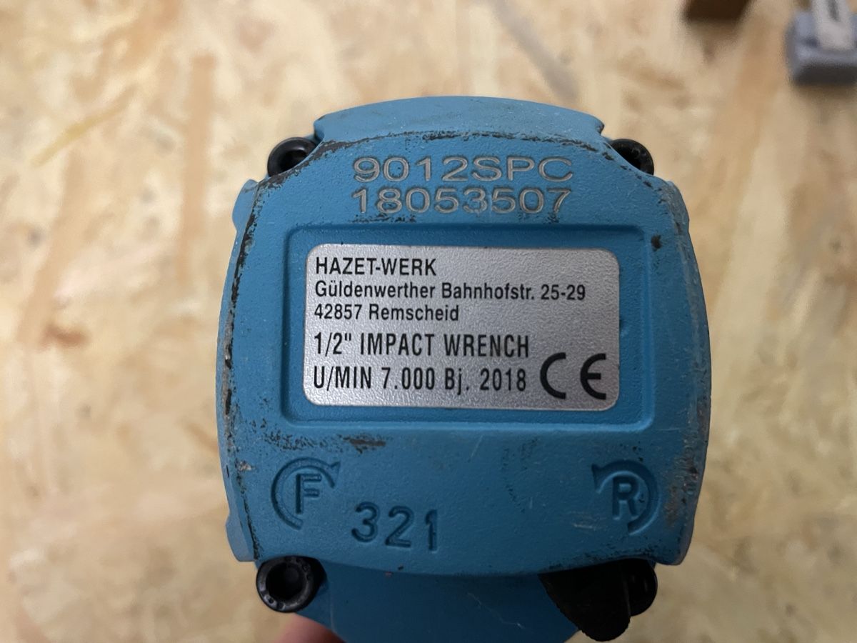 Hazet Alle Werkzeuge: Hazet 9012 SPC Schlagschrauber  – Gebraucht aus Muolen von Misuri28 3