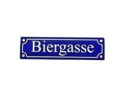 Emailschild - Biergasse