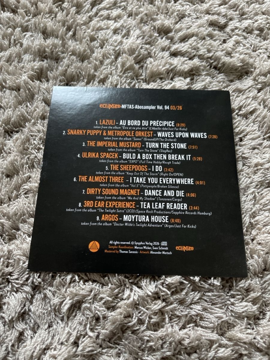 CD: Eclipse MFTAS-Abosampler Vol. 94/25 - CD – Usato da Unterkulm venduto da AnoliOccasion 1