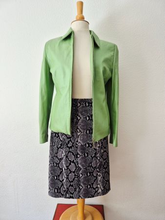 MICHAEL KORS ROCK JUPE M 38 ANIMAL PRINT,  TOP ZU BLUSE SHIR