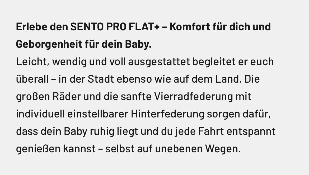 Poussette: Emmaljunga Sento Pro Flat – D'occasion à Zürich par sophia.01 1