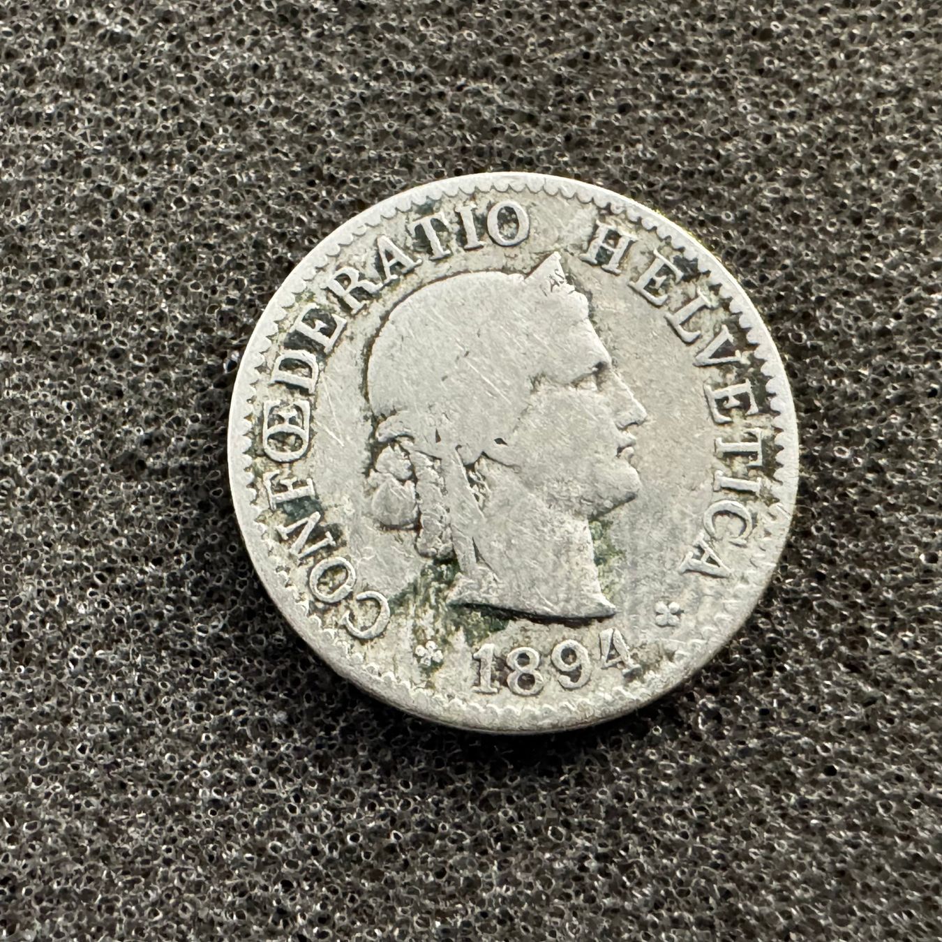 Tutti le monete: 5 Rappen Schweiz 1894 – Usato da Reitnau venduto da tb-muenzen