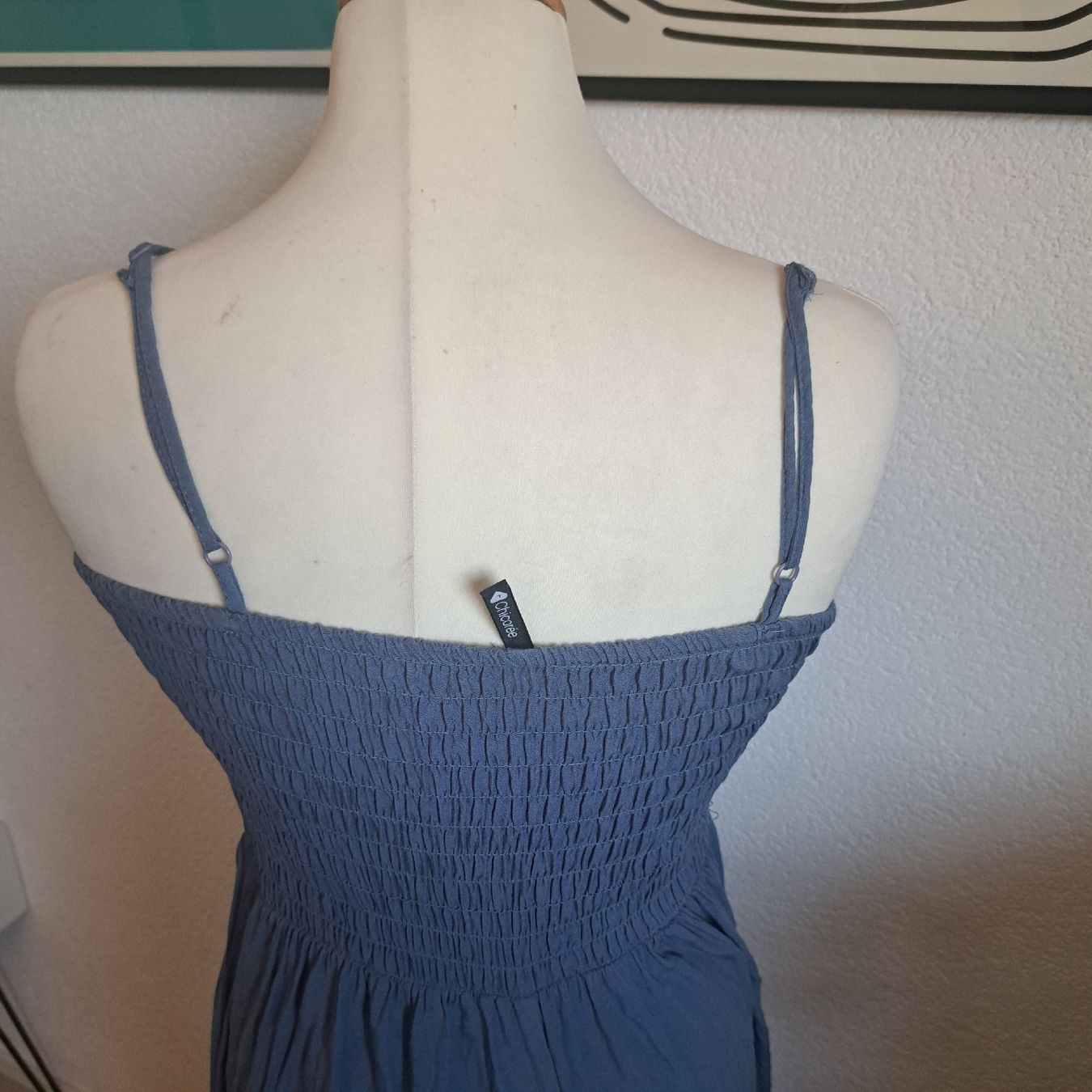 Vestiti: Chicoree Sommerkleid blau Grösse L – Usato da Kriegstetten venduto da Jakasi 1