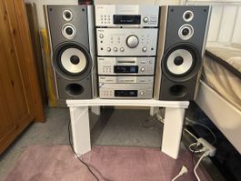Stereoanlage Sony EX 770 mit Minidisc und Lautsprecher 
