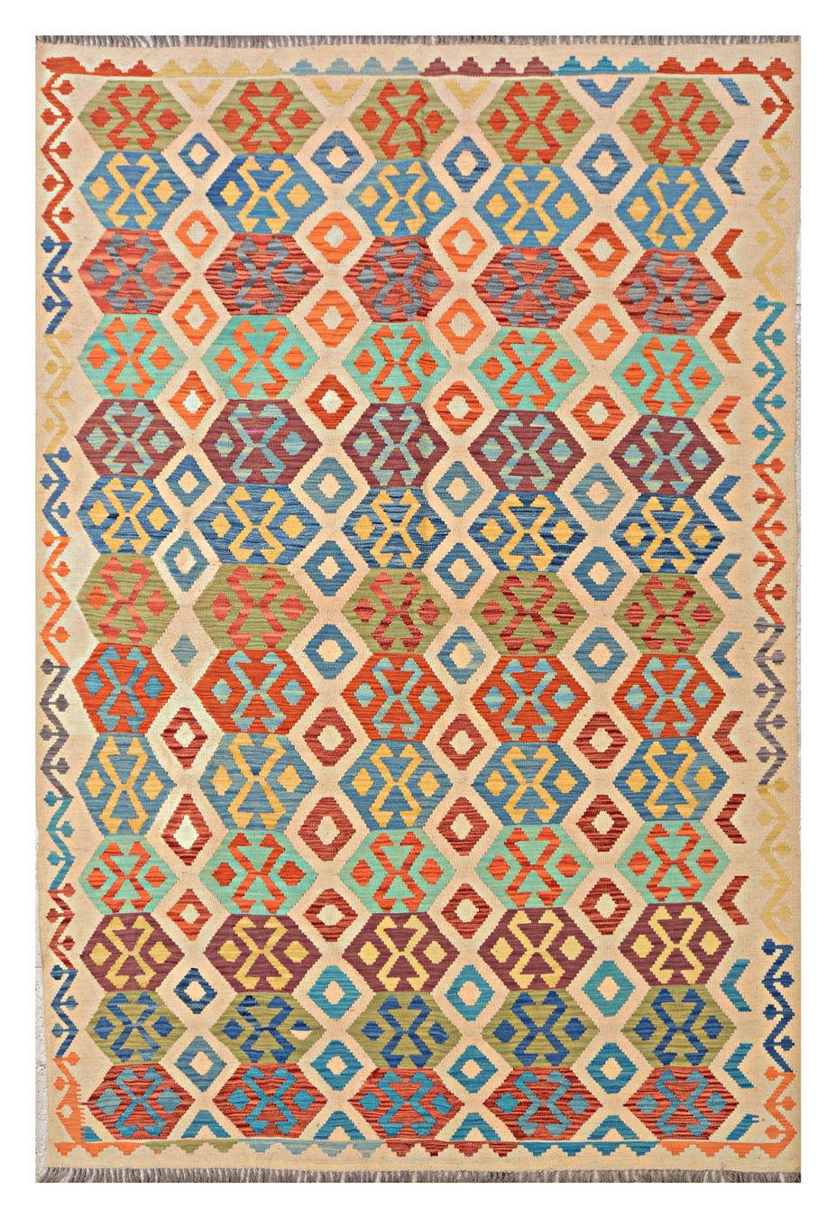 Kelim Tappeti: Oriente Kelim Teppich 200x300 cm – Nuovo e nell'imballaggio originale da Lahore venduto da Fairways79 6