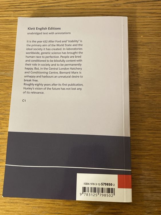 Brave New World Aldous Huxley Kaufen auf Ricardo
