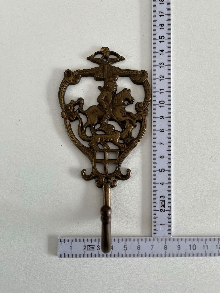 Ferramenta: alter Wandhaken aus Messing – Usato da Wetzikon ZH venduto da seli03 6