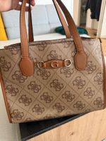 Tasche Guess braun Logo Damen Handtasche