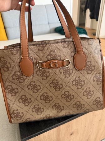 Tasche Guess braun Logo Damen Handtasche
