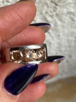Silber Ring Champagnerfarbe (49)