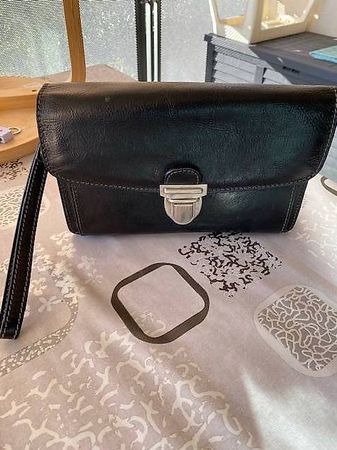 Sacoche pour homme cuir véritable de haute qualité