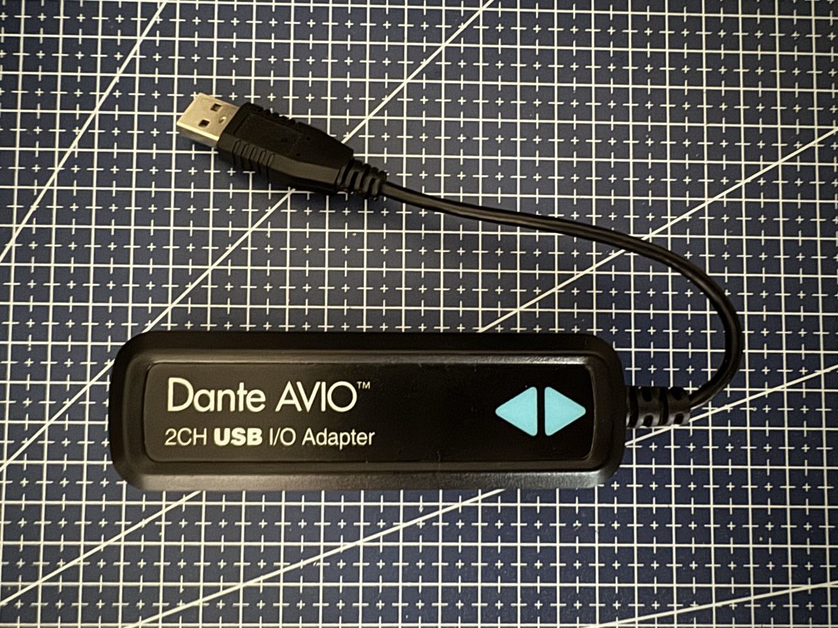 Audinate Dante AVIO 2x2 USB Type-A I/O Adapter for Dante | Reverb