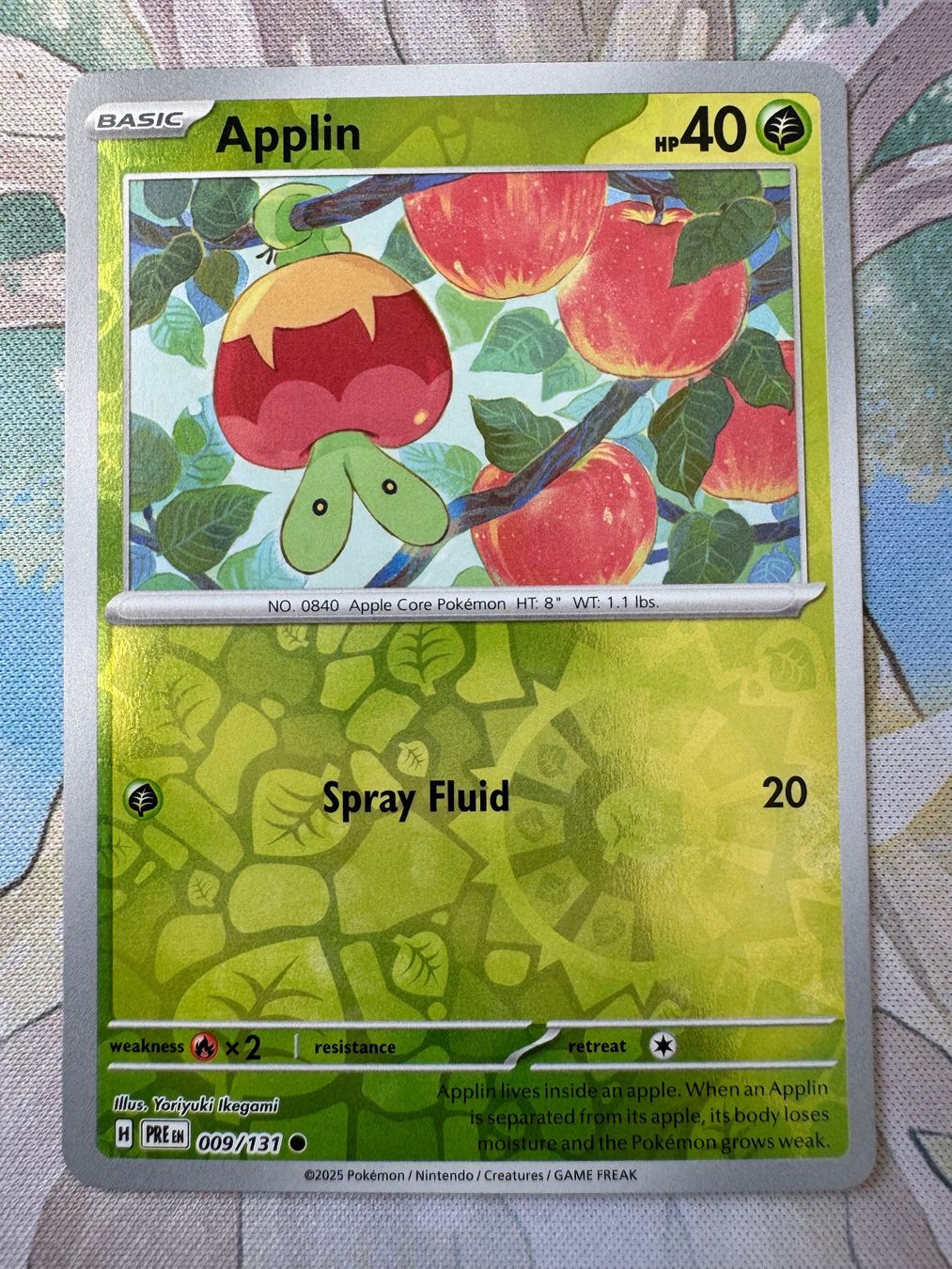 Pokémon Sammelbilder & Trading cards: Applin Reverse (PRE009) Prismatic Evolutions EN – Neu (gemäss Beschreibung) aus Oberwil BL von Chelsea26