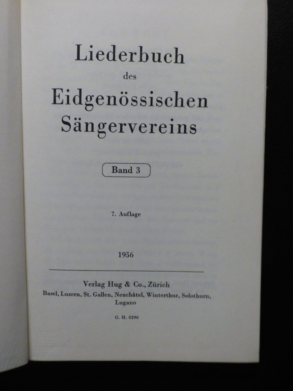 Libri: LIederbuch – Usato da Münchenbuchsee venduto da enzian59 1