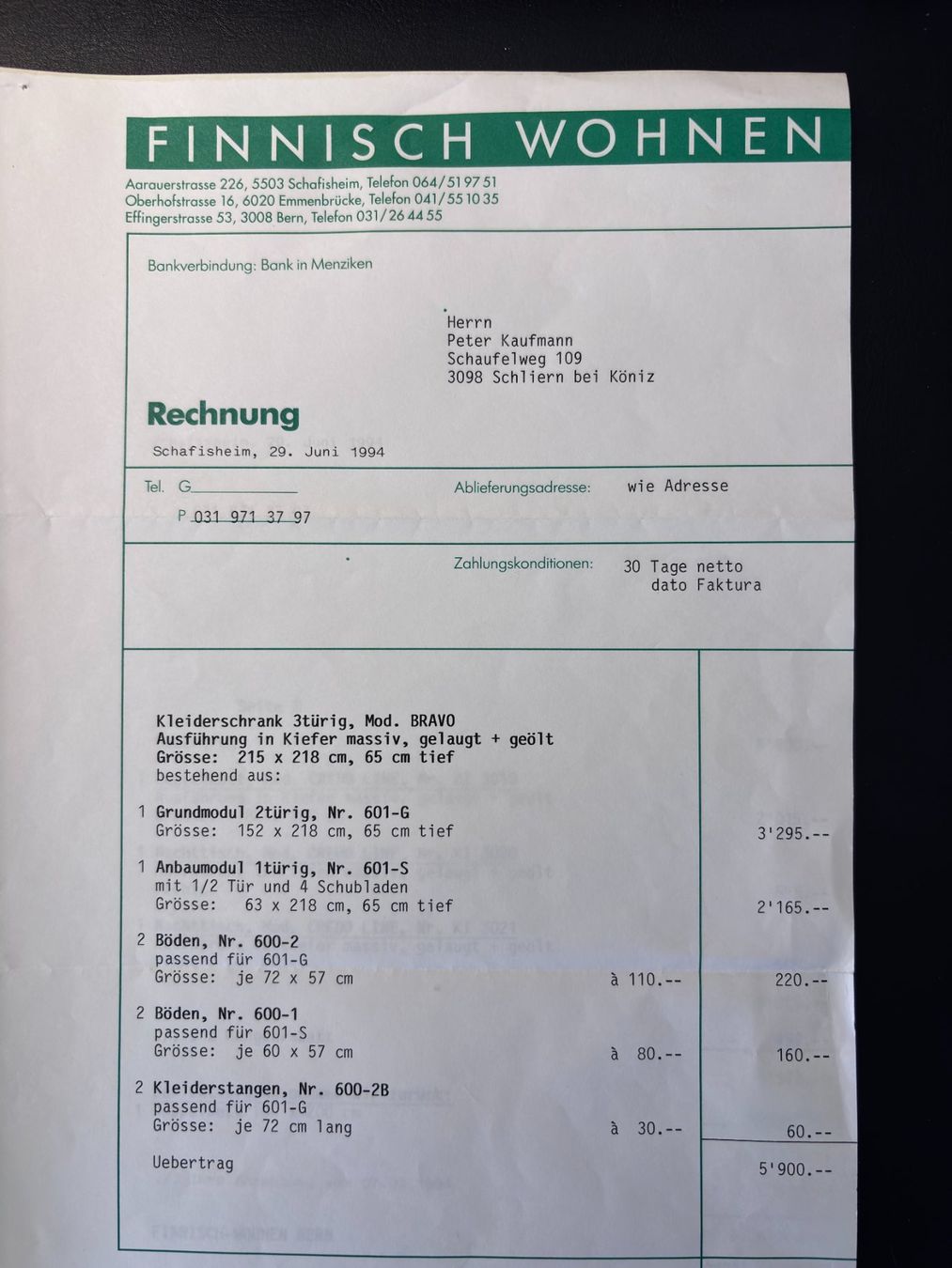 Letti: Finnisches Schlafzimmer – Usato da Bätterkinden venduto da engel0077 8