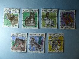 1990/93 Tiere 1    ET Vollstempel 789-795