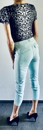 Sommer Capri Hose Türkis von Orsay, Gr. S