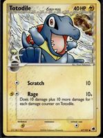 Totodile 67/101 EX Dragon Frontiers 2006 Delta Species Pokém