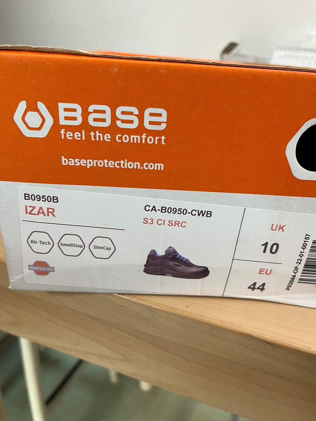 Herrenschuhe: Chaussures de Sécurité Base Izar B0950B T.44 - Neuves – Neu und originalverpackt aus Satigny von SP-Industriel 1