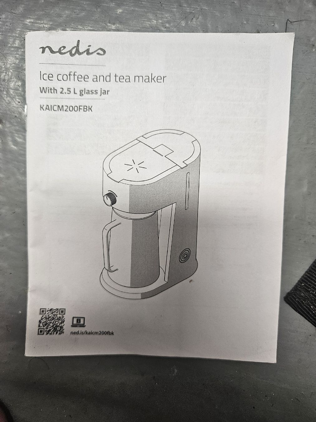 Macchine per caffè & Macchine per espresso: Nedis Eiskaffee und Eistee Zubereiter 2.5L Glas karaffe – Usato da Selzach venduto da mir_znc6 4