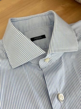 Hemd Barba Napoli,  Grösse: 41/16 (L), 100% Baumwolle