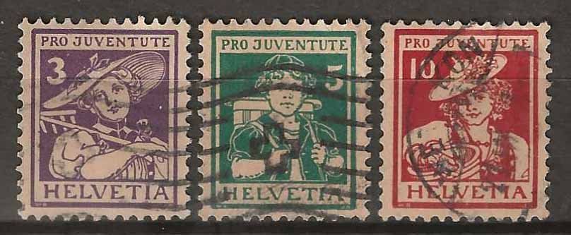 Tutti i francobolli: PJ016  - Pro Juventute 1916 obl. – Usato da Trélex venduto da Phil_Albert