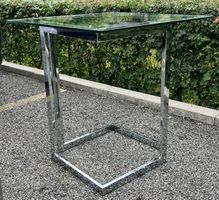 Designer Konsole Chrom & Glas aus den 1970er Jahren