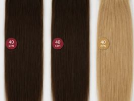 Echthaar Extensions, 40 cm, Neu!