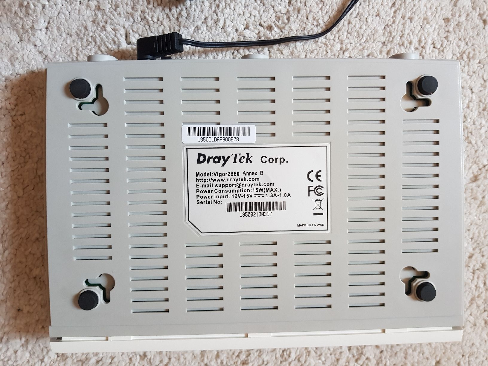 Draytek Pare-feu: Draytek Vigor 2860 Annex-B vdsl2 firewall – D'occasion à Gerlafingen par diotech 2