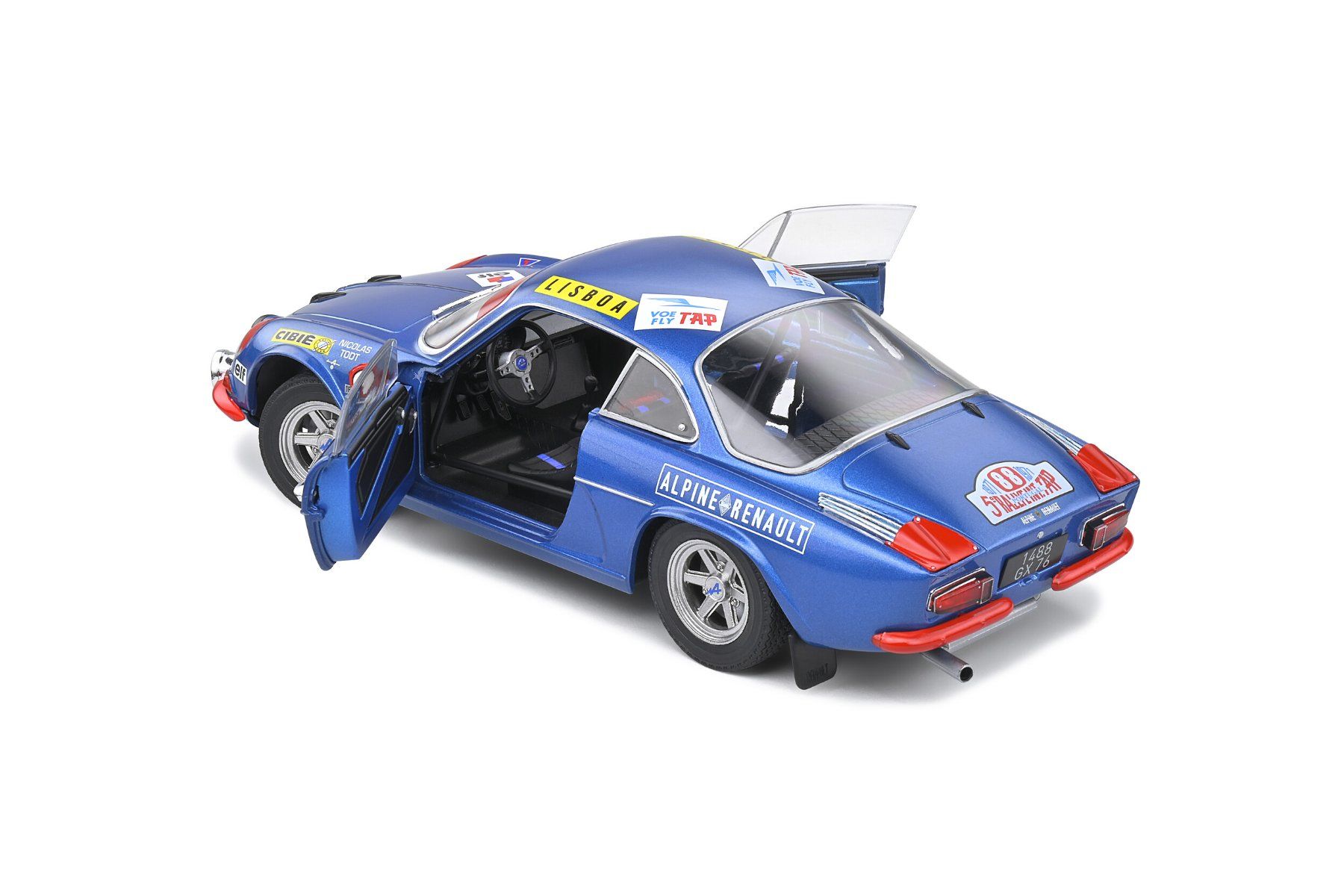 Solido Modellini d'auto: Alpine A110 1600S 1971 1:18 Solido – Nuovo e nell'imballaggio originale da Rothrist venduto da Juana5 4