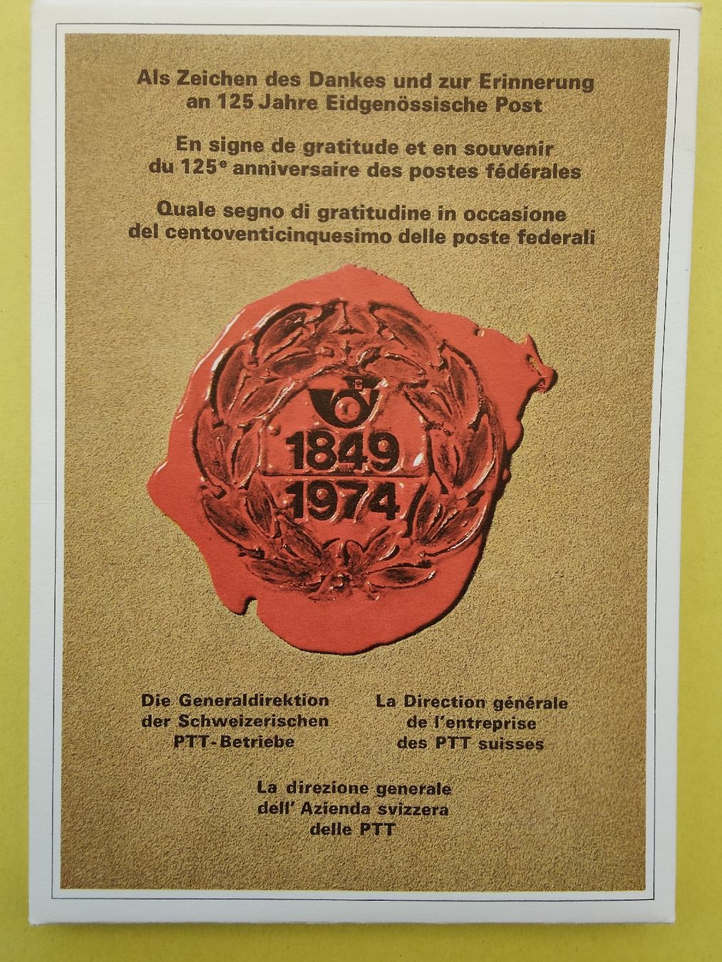 Alle Briefmarken: Internaba Basel 1974 – Neu (gemäss Beschreibung) aus chur von Hmars