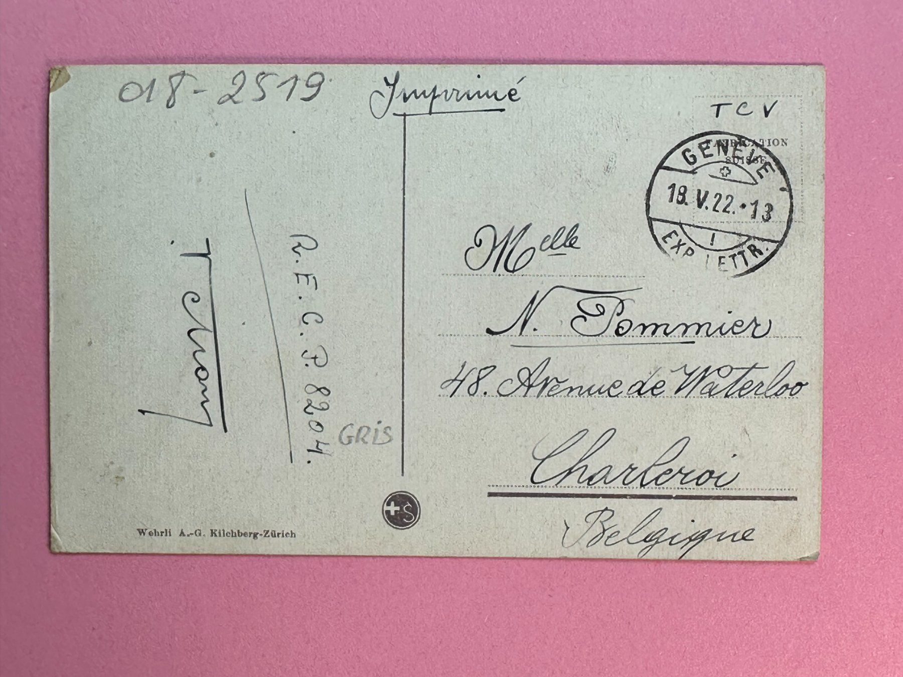 Cartes postales: Campfèrsee - Piz Corvatsch - vor 1922 – D'occasion à Steg VS par _vinci_ 1