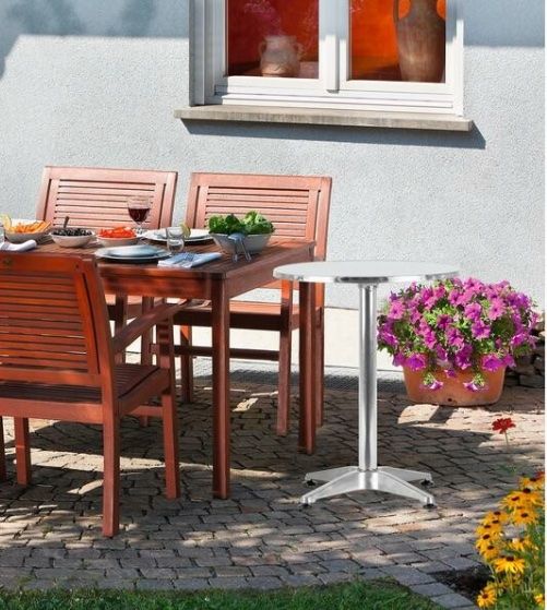 Tavoli: GASTRO PRO Bartisch klappbar, 115 x 60 cm, Silber – Nuovo e nell'imballaggio originale da Bülach venduto da StoreInShopSwiss 9
