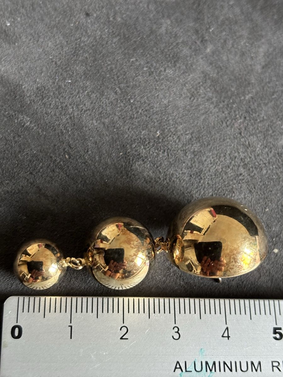 Orecchini pendenti & Orecchini a lobo: Ohrstecker 925er Silber vergoldet – Nuovo e nell'imballaggio originale da Flums venduto da Limatools 3