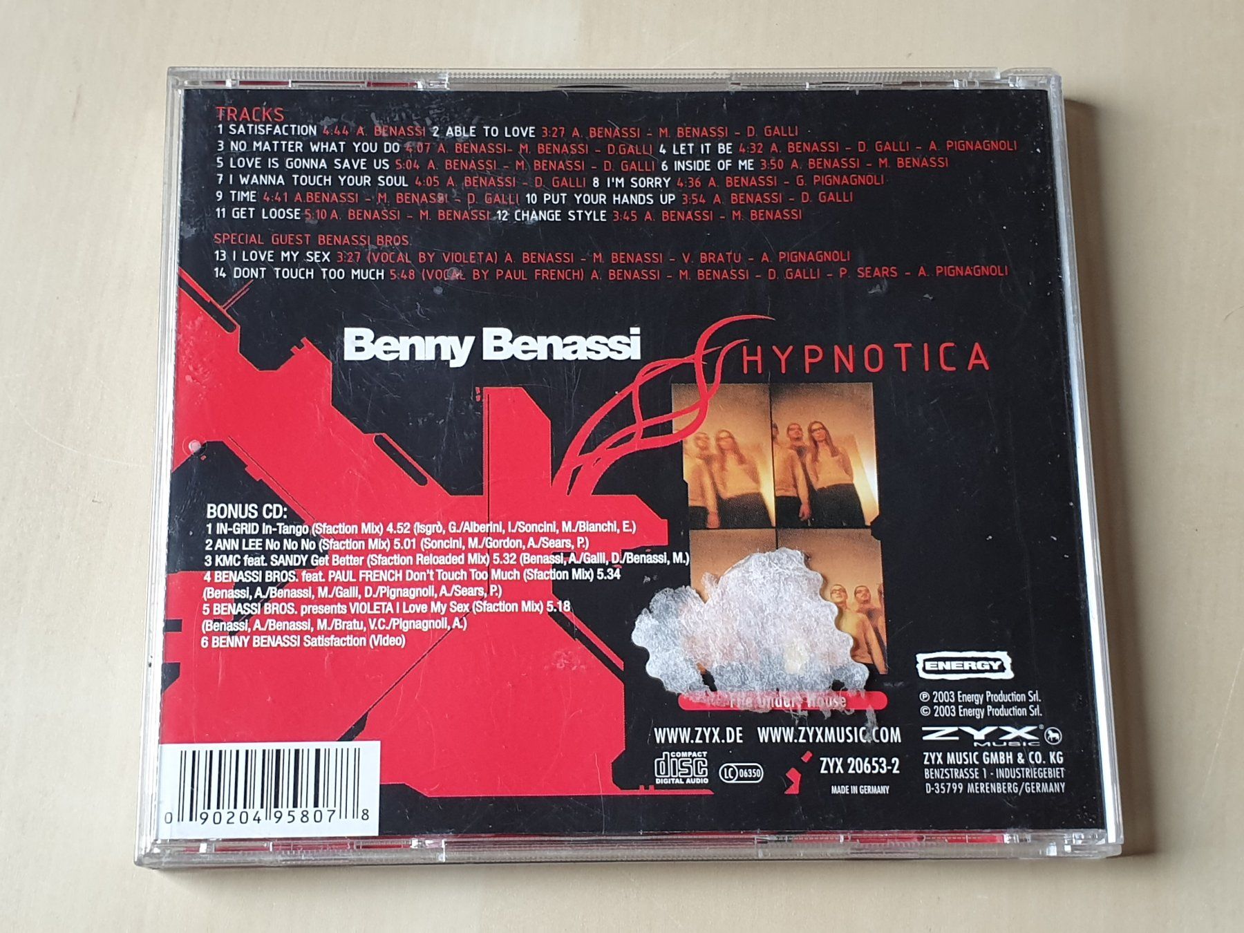 CDs: Benny Benassi Hypnotica – Gebraucht aus Stansstad von collectorsshop 1