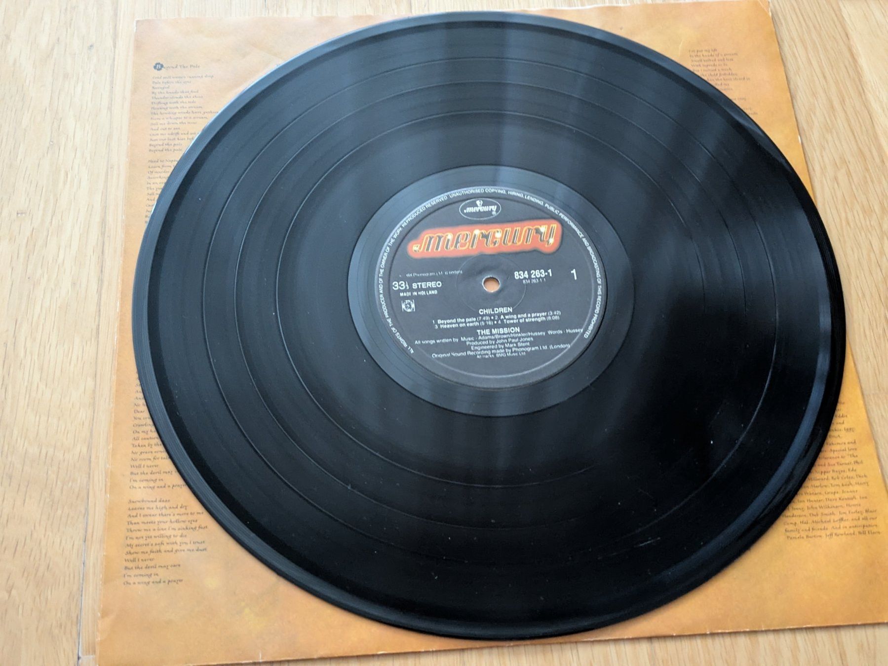 Schallplatten: The Mission - Children, LP – Gebraucht aus Dübendorf von PanzerGeneral 3