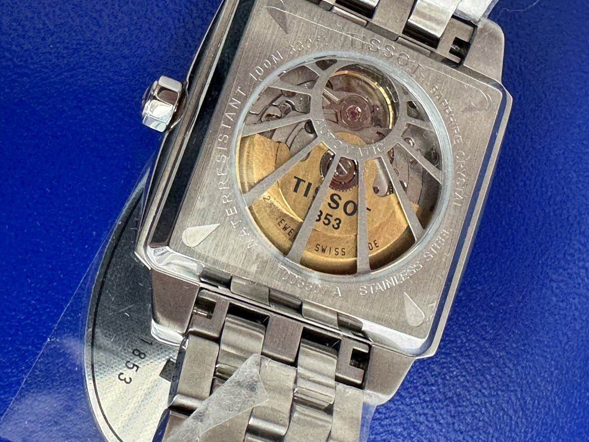 Tissot Orologi: Tolle ungetragene Herrenuhr Tissot Quadrato, Automatic Swiss – Nuovo e nell'imballaggio originale da Rünenberg venduto da Fendi02 7
