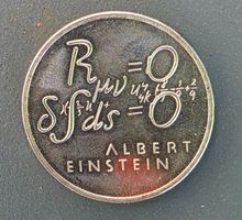 Sondermünze 5 Franken 1979 | Albert Einstein Formel