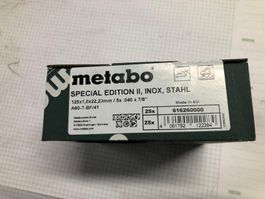 Metabo Trennscheiben Inox Stahl Special Edition II, 425 Stk.