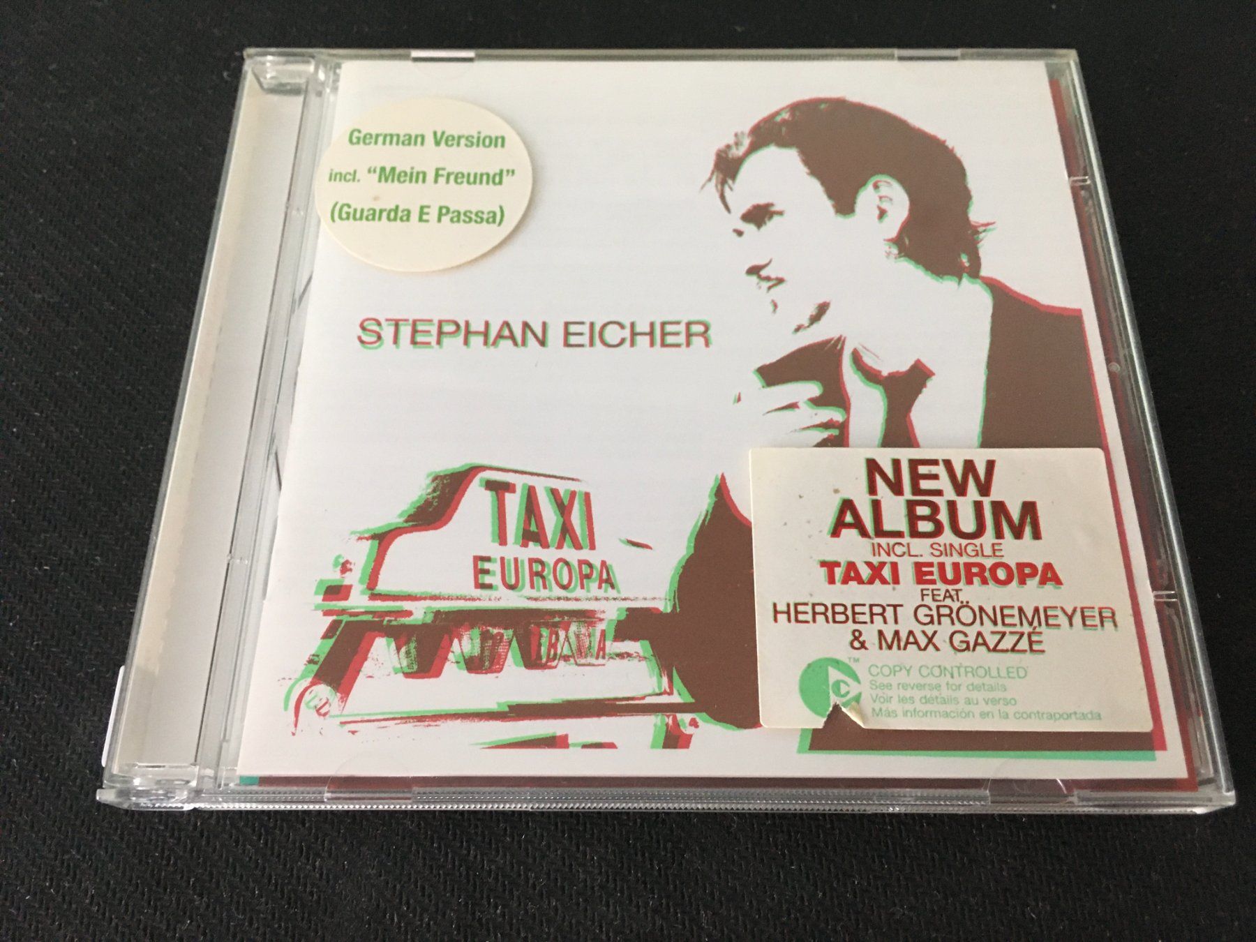CDs: Stephan Eicher - Taxi Europa -CD- – Gebraucht aus St.Gallen von MedienJoe