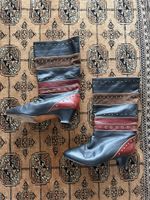 Vintage Lederstiefel made in Italy 90s Y2K
