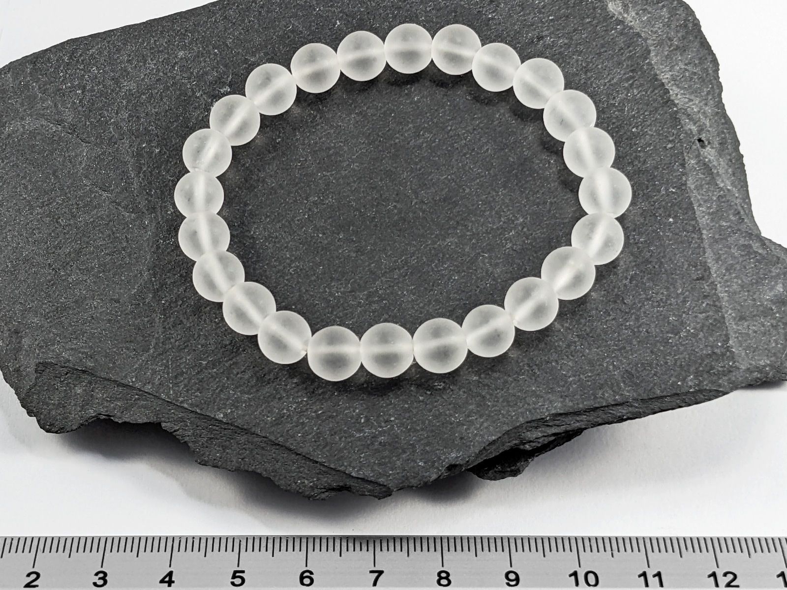 Minerali & Pietre curative: Armband Bergkristall 8mm - matt – Nuovo e nell'imballaggio originale da Meilen venduto da GypsyCat