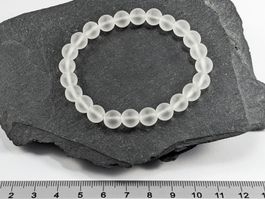 Armband Bergkristall 8mm - matt