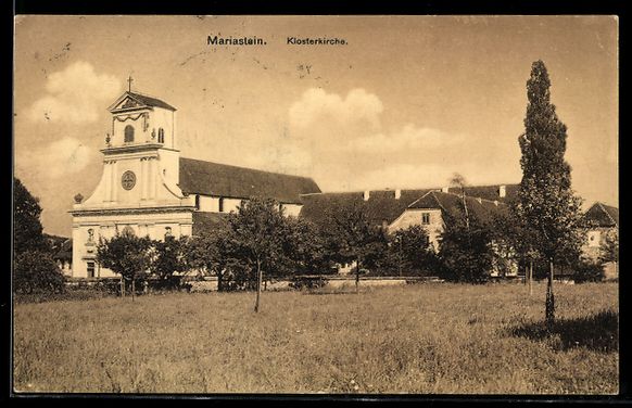 Cartoline postali: AK Mariastein, Ansicht der Klosterkirche – Usato da Berlin venduto da bartko-reher