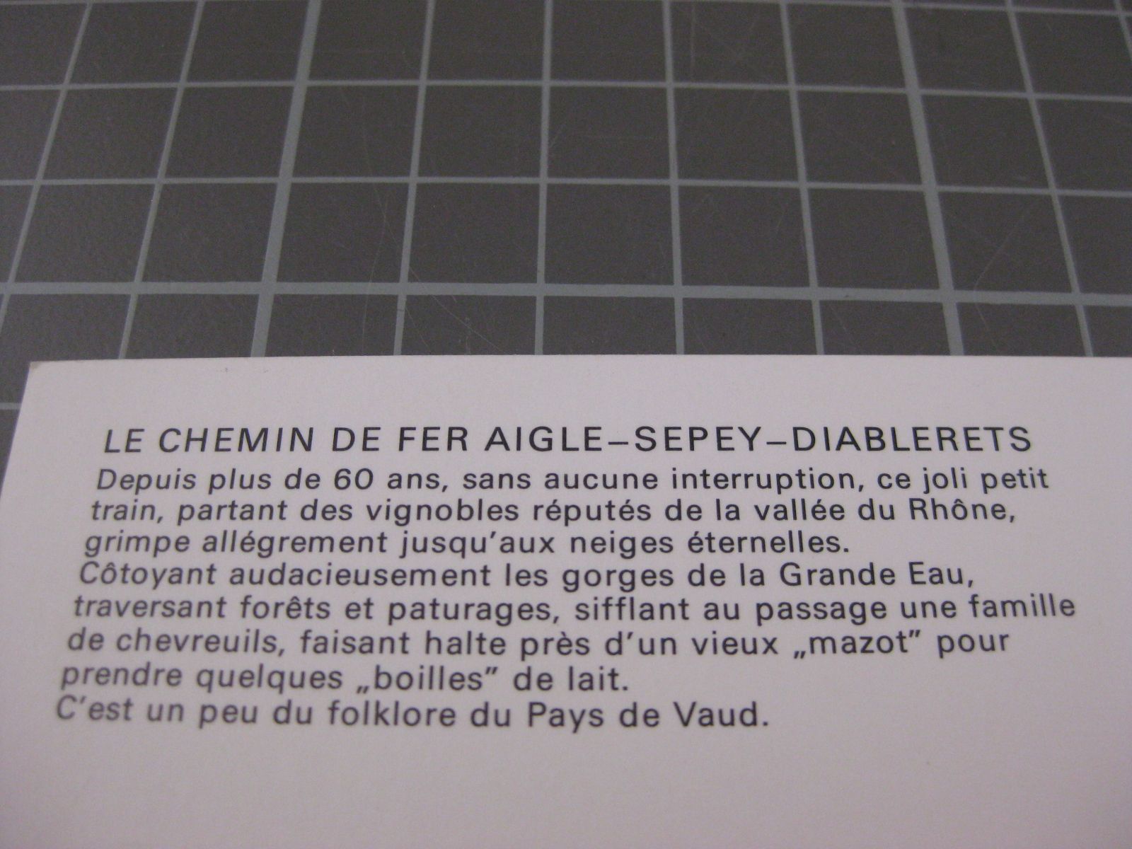Cartoline postali: AK Aigle mit Zug – Nuovo (secondo la descrizione) da Malters venduto da Marosko 2